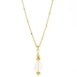 Robindira Unsworth: Fashion Necklace, 14k Gold Vermeil, Australian Opal