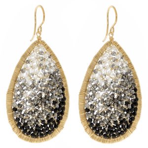 Dana Kellin: 14K Gold-Fill, Shadow Mix, 2 1/8 x 1