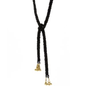 Marie Laure Charmorel: Necklace, 925 Sterling Silver, color: Black