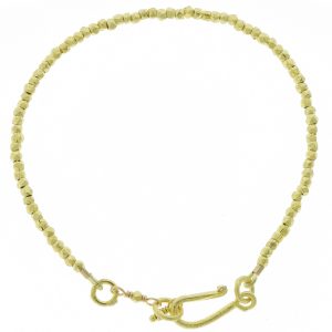 Robindira Unsworth: Fashion Bracelet, 14k gold vermeil, Small Chunky Beads
