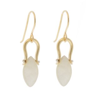 Lulu Designs: Nova Earrings, Mother of Pearl