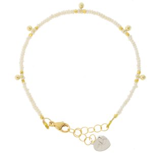 Lulu Designs: Palace Bracelet, White Pearl
