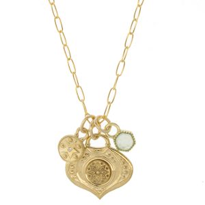 Lulu Designs: Hatha Charm Necklace 1x1, 19