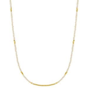 Lulu Designs: Zephyr Necklace, White Pearl