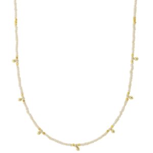 Lulu Designs: Palace Necklace, White Pearl