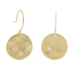 Sarah McGuire: Ursa Minor Earring, 10K Yellow Gold w/ Diamonds