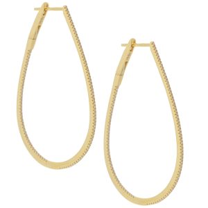 ILA: Aura Hoops, diamonds, 18kyg
