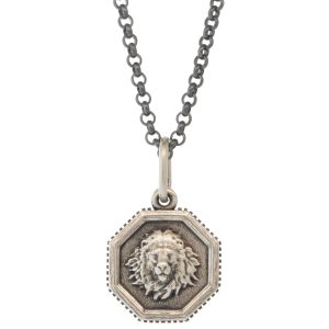 Erica Molinari: Charm, SS Small Hexagon Lion  'amor fati'