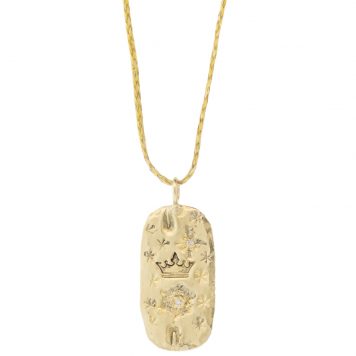 Victoria Cunningham:14k Enlightenment (charm only) 7/8 x 3/8