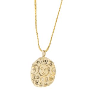 Victoria Cunningham : 14k 3 moons (charm only) 11/16 x 1/2