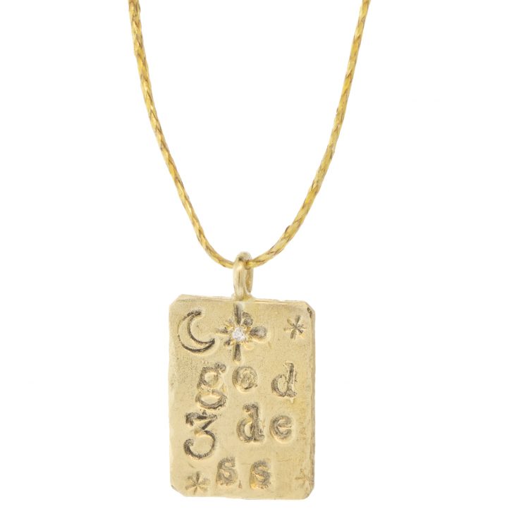 Victoria Cunningham Trunk Show: 14k 3 goddess 11/16 x 7/16