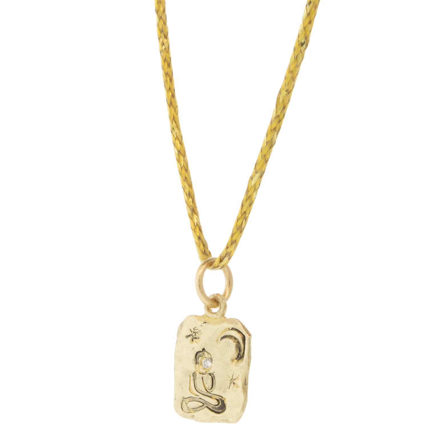 Victoria Cunningham Trunk Show: 14k stillness (charm only) 9/16 x 5/16