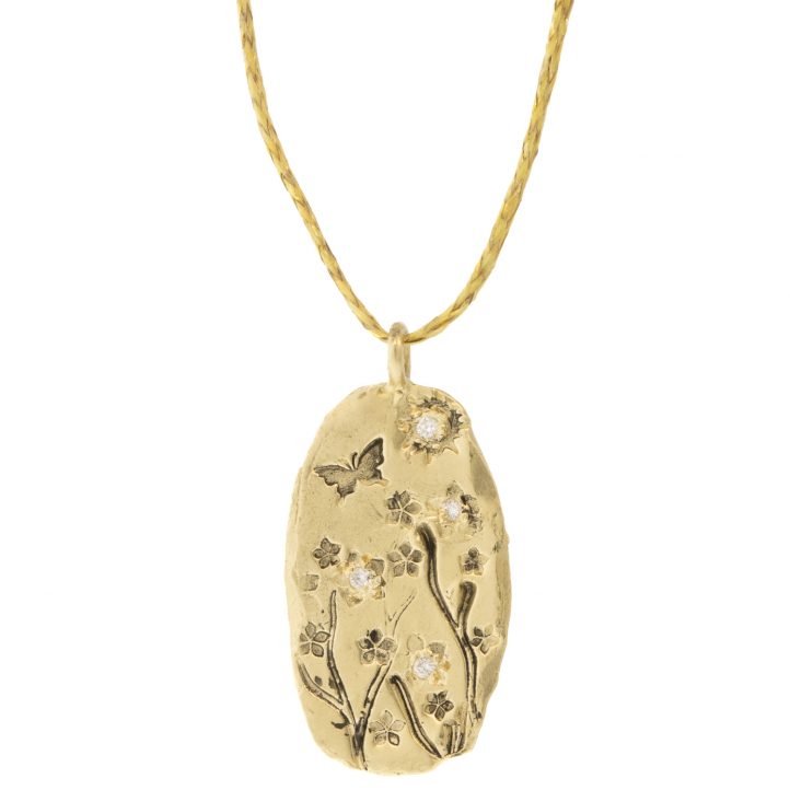 Victoria Cunningham Trunk Show: 14K meadow (charm only)7/8 x 7/16