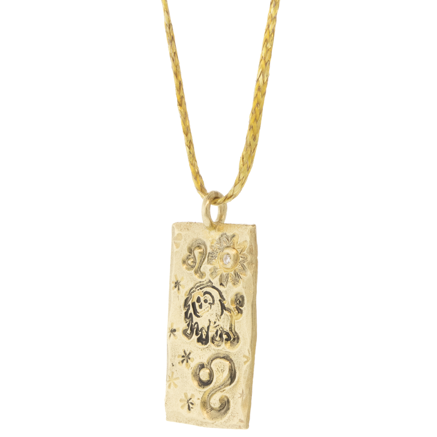 Victoria Cunningham Trunk Show: 14k leo (charm only) + dia 7/8 x 3/8