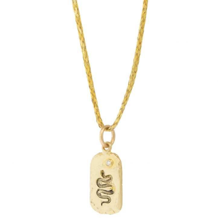 Victoria Cunningham Trunk Show: 14K baby snake (charm only)5/8 x 1/4