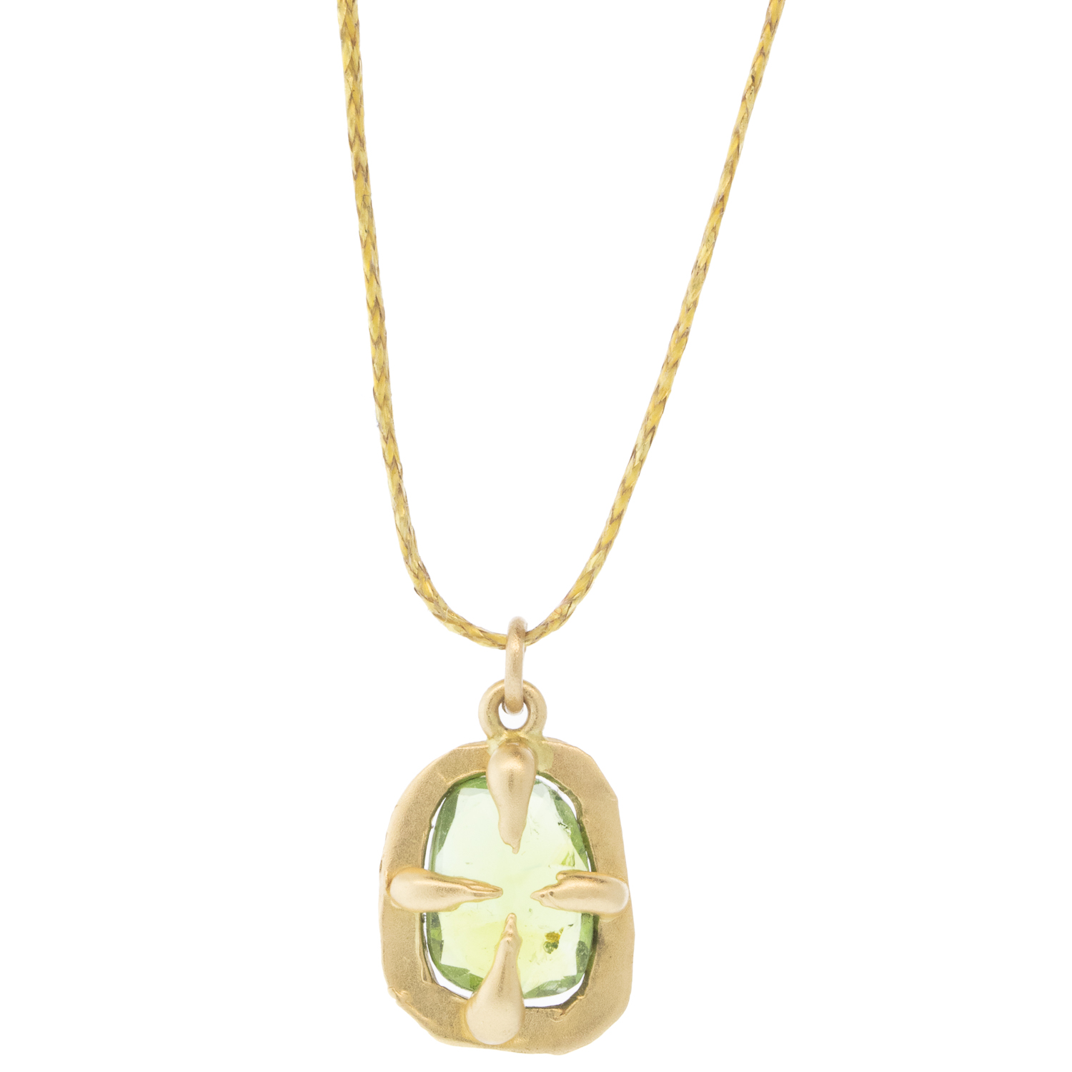 Victoria Cunningham Trunk Show: green tourmaline (charm only) 11/16 x 7/16