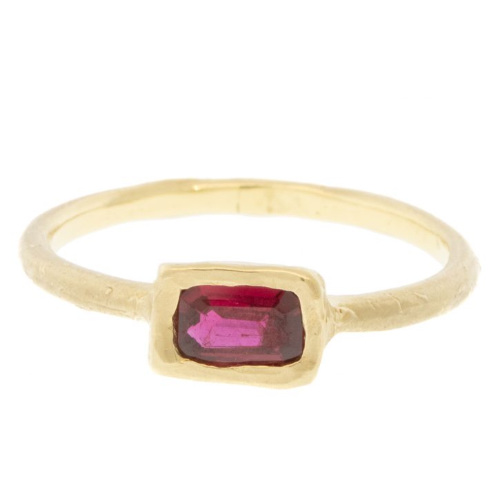 Victoria Cunningham Trunk Show: .42ct ruby, Size 7 1/4, Stone measures 3/16" x 5/16"