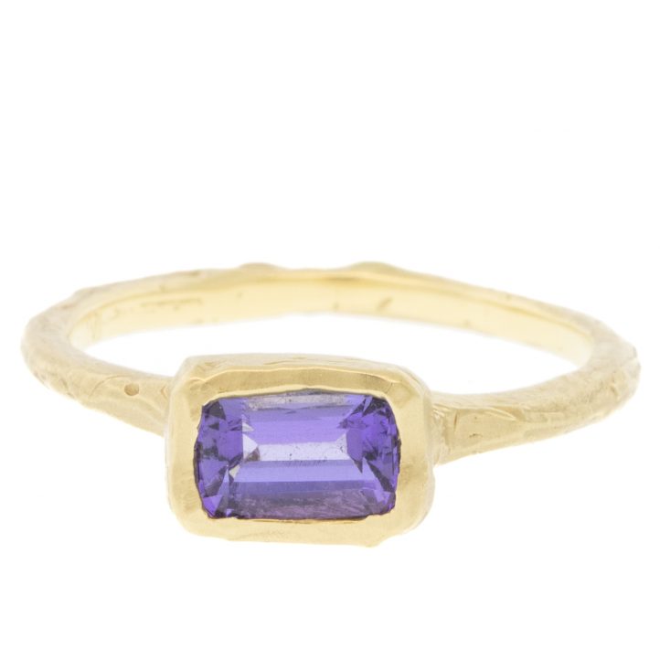 Victoria Cunningham Trunk Show: .83ct tanzanite, Size 7, Stone measures 1/4" x 5/16"