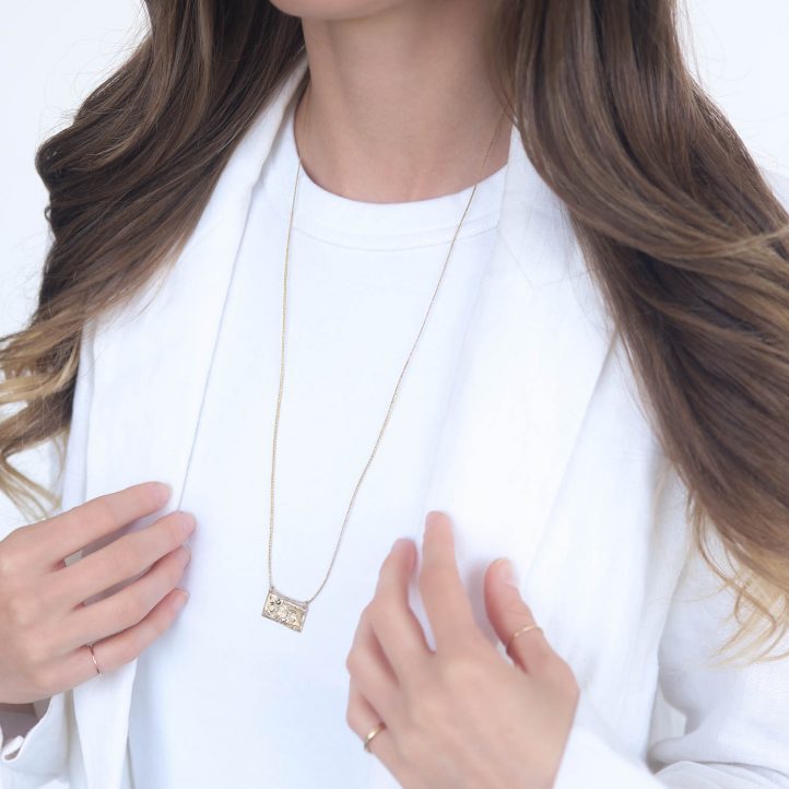 Victoria Cunningham Trunk Show: 14k triple goddess (charm only) 9/16 x 13/16