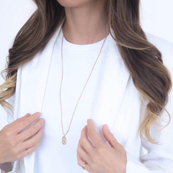 Victoria Cunningham Trunk Show: 14k enlightenment (charm only) 7/8 x 3/8