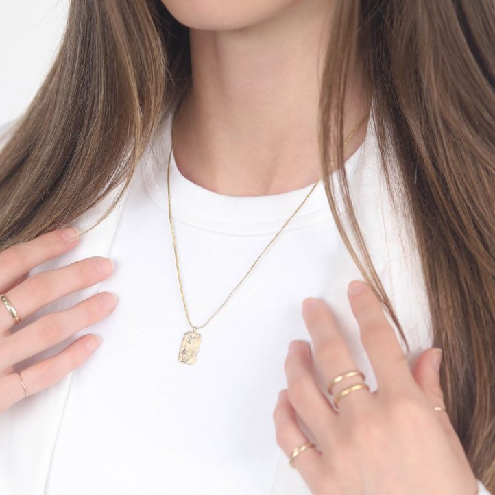 Victoria Cunningham Trunk Show: 14K spirit (charm only)13/16 x 7/16