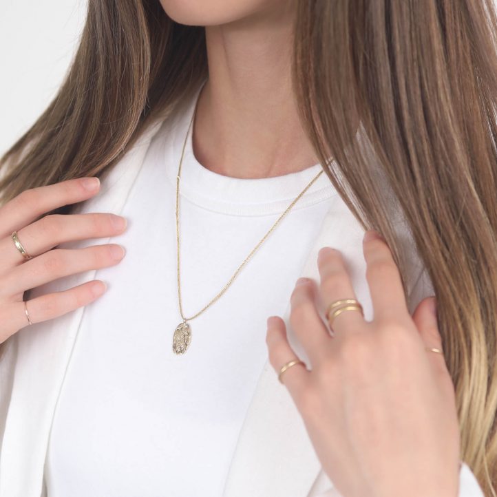 Victoria Cunningham Trunk Show: 14K meadow (charm only)7/8 x 7/16