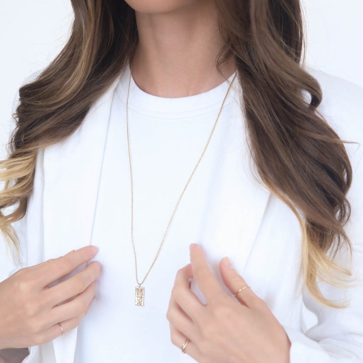 Victoria Cunningham Trunk Show: 14k leo (charm only) + ruby 7/8 x 3/8