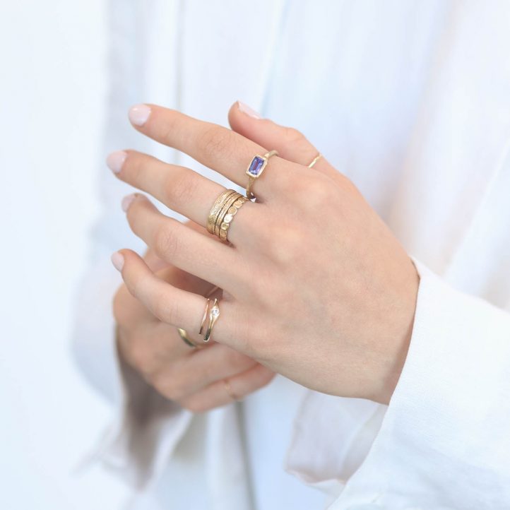 Victoria Cunningham Trunk Show: .83ct tanzanite, Size 7, Stone measures 1/4" x 5/16"