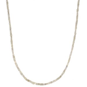 Alison Shiboski:Necklace,Grey diamond beads,SS clasp