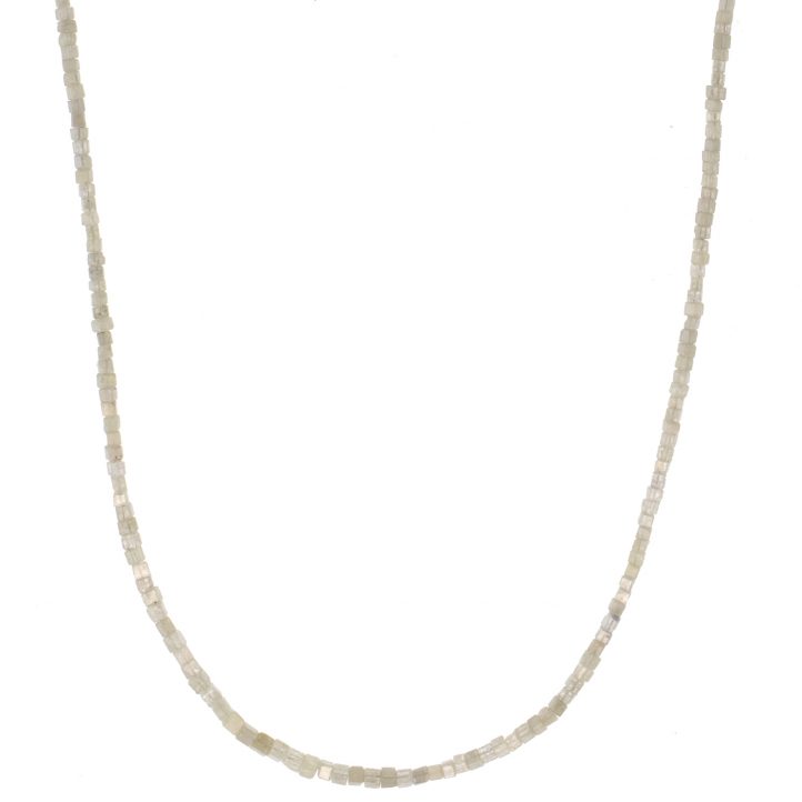 Alison Shiboski:Necklace,Grey diamond beads,SS clasp