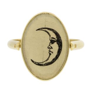 Anzu Fine: Flip Ring, Sun & Moon, 14k YG