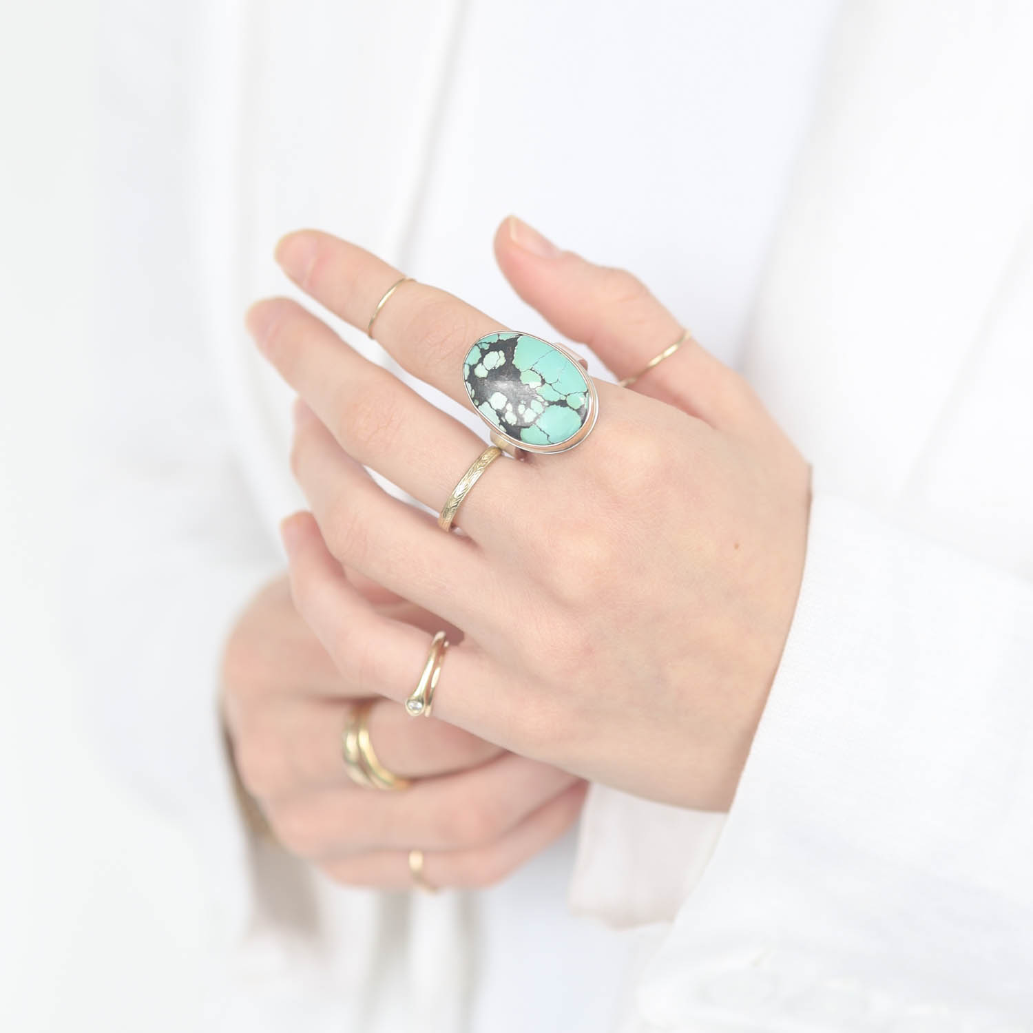 Hubei Turquoise Ring by Jamie Joseph - NEWTWIST