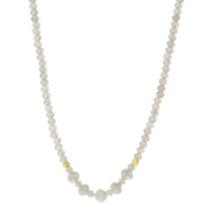 Margaret Solow: Necklace, 18K, Labradorite & Diamond