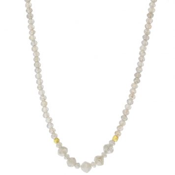 Margaret Solow: Necklace, 18K, Labradorite & Diamond
