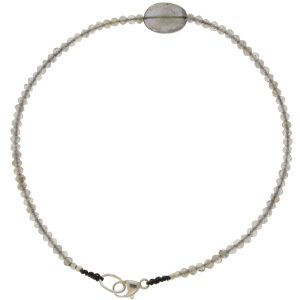 Margaret Solow: Bracelet, SS Clasp, Laboradorite