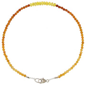 Margaret Solow: Bracelet, SS Clasp, Carnelian & Sapphire