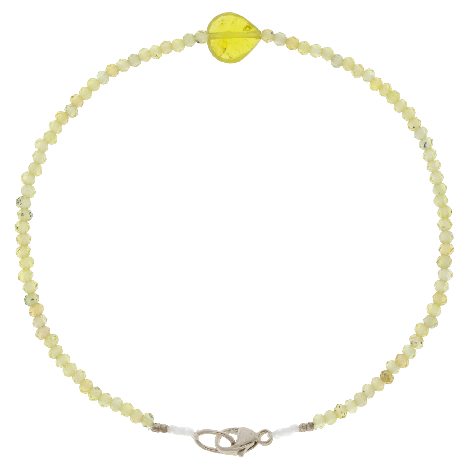 Margaret Solow: Bracelet, SS Clasp, Sapphire & Tourmaline