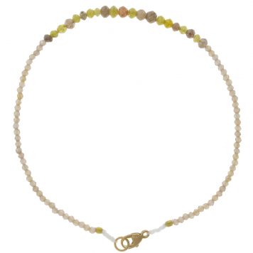 Margaret Solow: Bracelet, 18K, Zircon & Diamond - One of a Kind - Round