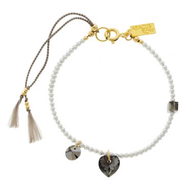 Abacus Row: Confetti Bracelet, Moonstruck