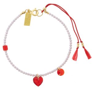 Abacus Row: Confetti Bracelet, Amour - Adjustable