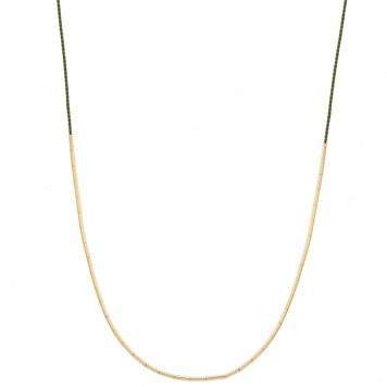 Abacus Row: Circinus necklace-Moss