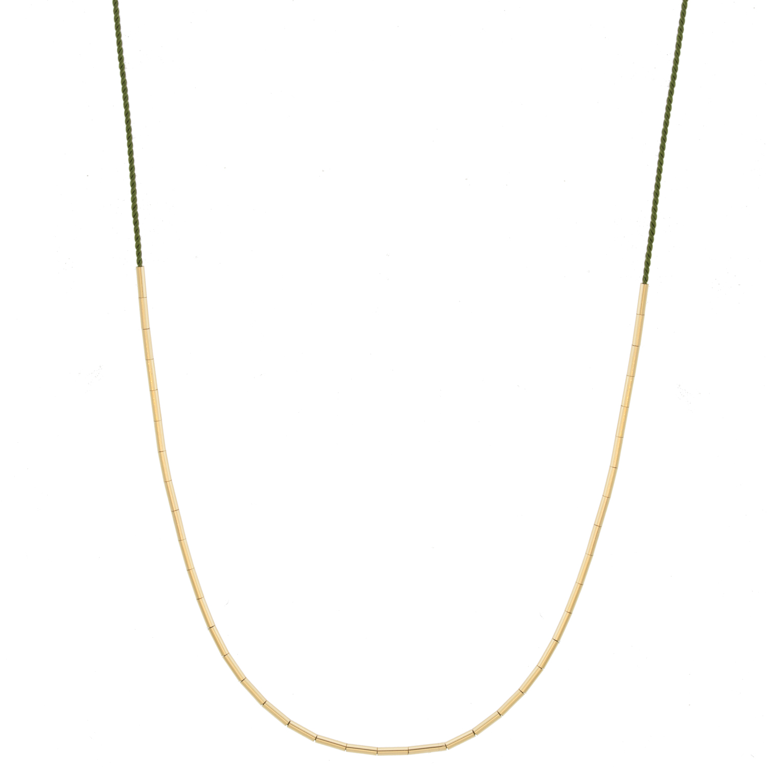 Abacus Row: Circinus necklace-Moss