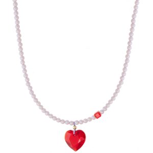 Abacus Row: Big Heart Necklace, Amour - Adjustable