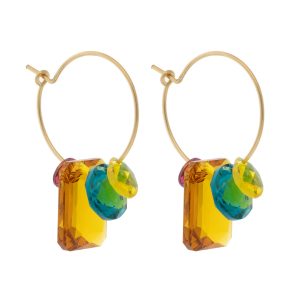Abacus Row: Sweet Pea Earrings - No. 39