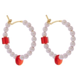 Abacus Row: Confetti Earrings, Amour