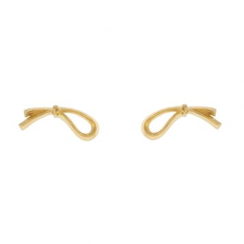 Lizzie Mandler: Mini Knot studs 18K,PAIR