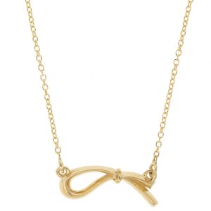 Lizzie Mandler:Single knot pendant necklace,18k