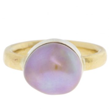 LuLu: Cleo Ring, Taupe Pearl, Size 7