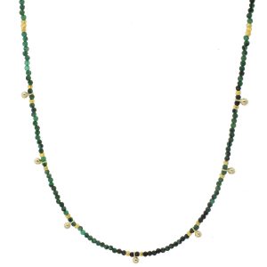 Lulu Designs: Palace Necklace, Emerald