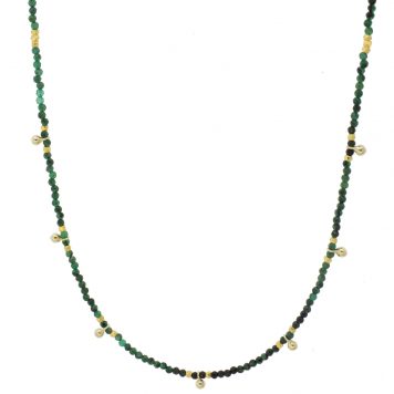 Lulu Designs: Palace Necklace, Emerald